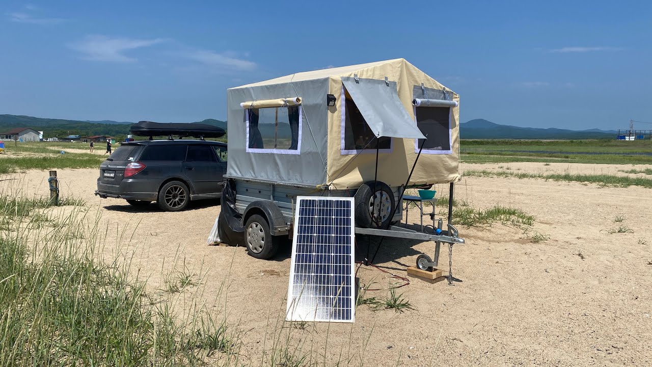 Прицеп палатка своими руками. - YouTube