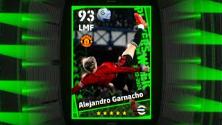 FREE Potw Garnacho 95 Rated ? eFootball Mobile ?? shorts garnacho  review