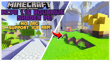 Best Mcpe 1.16 Shader|AQUARIUS SHADER PE NO LAG!NO CLICKBAIT!