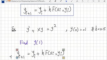 iii. Numerical Differential Equations: Euler’s Method