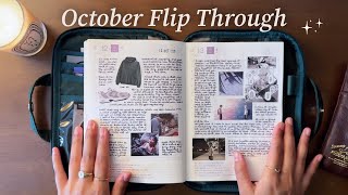October in My Hobonichi Cousin 🍁 journal flip through