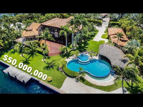 $50,000,000 Resort Style MEGA Mansion in Miami Beach, FL