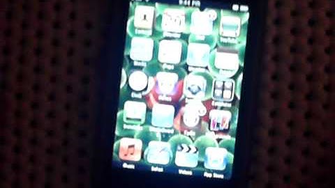 Jailbroken ipod touch 2g 3.0 firmware