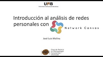 Videotutorial de Network Canvas