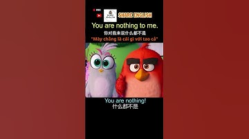 Học Tiếng Anh Qua Thành Ngữ Trong Phim – Dễ Nhớ, Dễ Áp Dụng | Từ vựng "You are nothing to me."