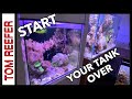 Reef tank dont get stuck  start your reef tank over  ep 2 the rocks