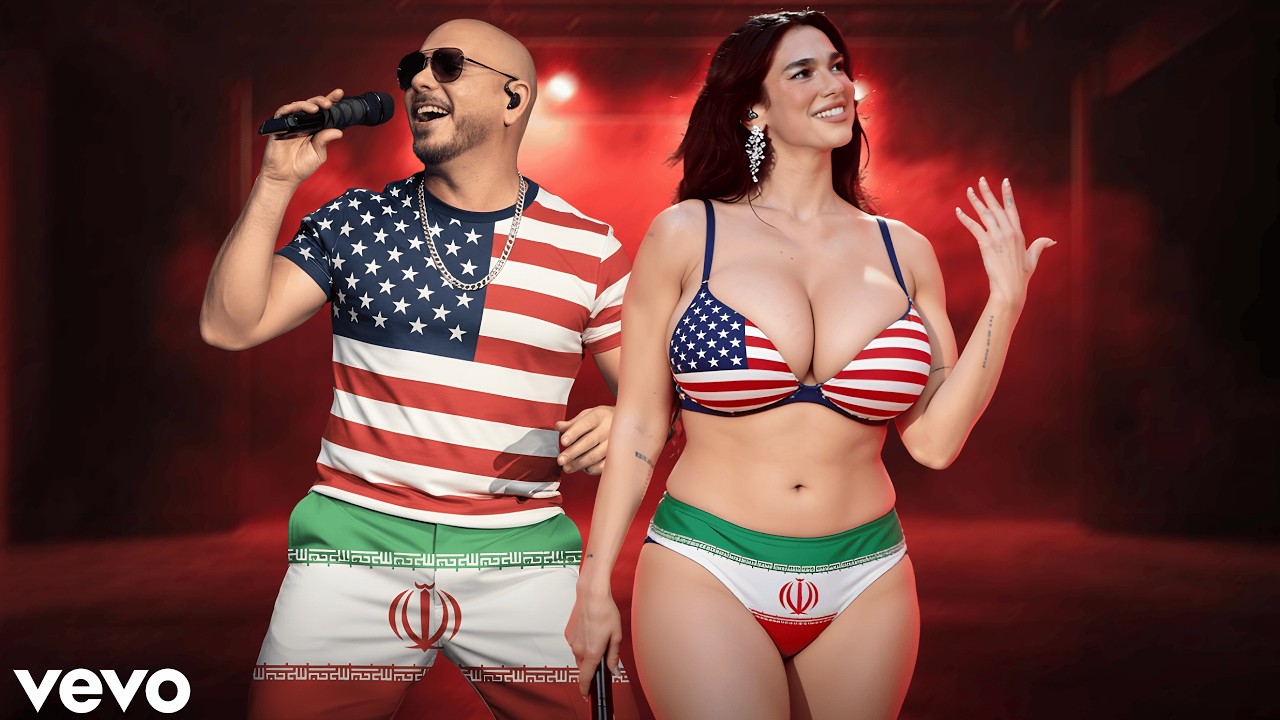 Dua Lipa & Pitbull - Good Bye (USA & IRAN) Live | Official Music Video | National Tune X | 8k