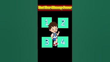 Test Your Memory Power 🙃 #shorts #memorytest