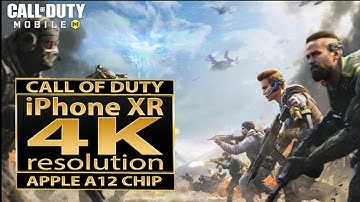 COD mobile iPhone XR | Call of Duty mobile iPhone XR | COD mobile Apple A12 chip | iOS gaming