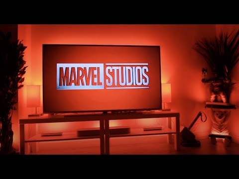 Hue Ambilight TV Set Up Demo: Marvel Avengers Intro (Infinity War) - Immersive!