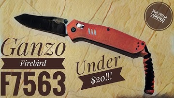 Ganzo Firebird F7563 knife review 2017: Great price for solid knife