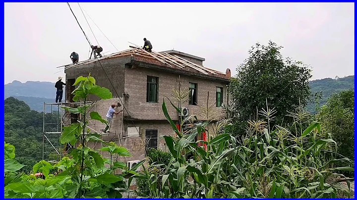 Renovating an old three-story house in rural China | workers HD - DayDayNews