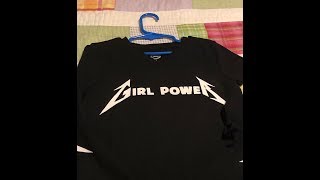 DIY Using *Jolee's Transfer Sheets*---Girl Power T Shirts--