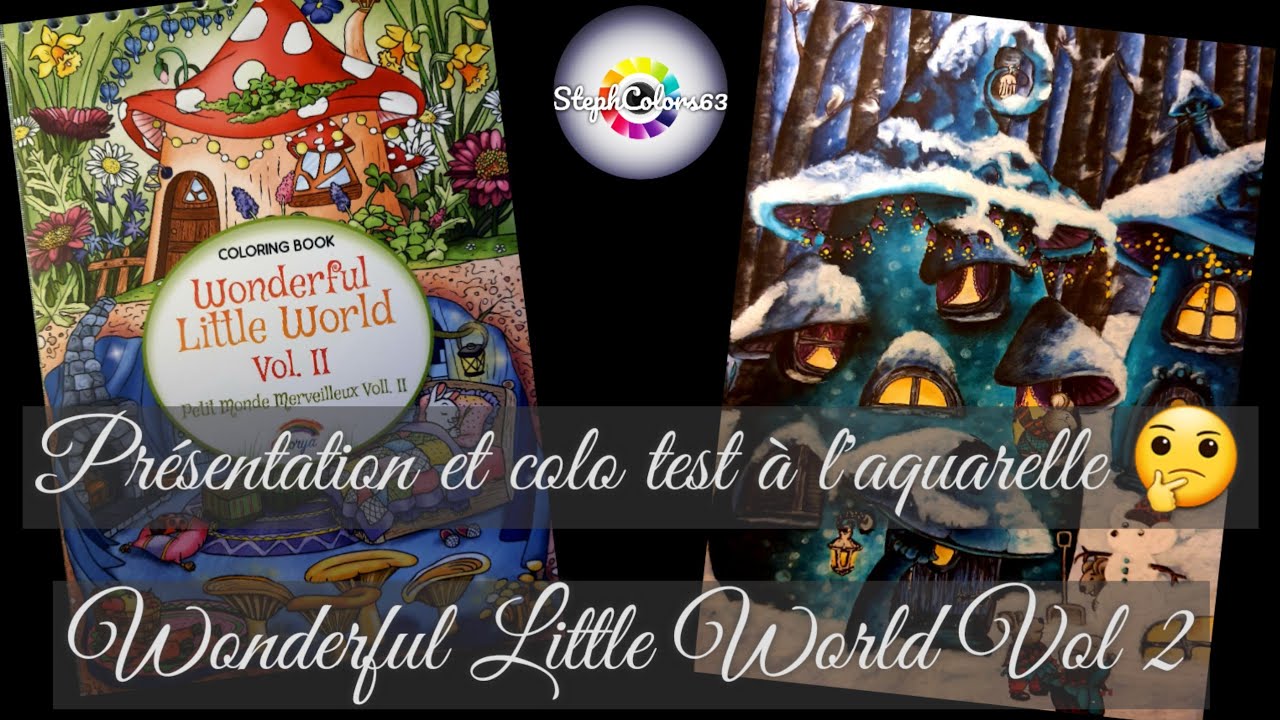 Livres de Coloriage pour Adultes - Format A4 - Livre de Coloriages Adulte  Wonderful Little World Vol II - Papier Qualité (Z) - Cdiscount Jeux - Jouets