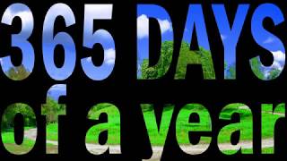 Time lapse of seasons: A photo a day in nature | One year in 20 minutes | 365 days of a year