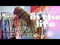 day in the life vlog: thrift with me & thrift haul