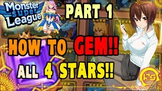 Monster Super League GUIDE!! HOW TO GEM ALL 4-STAR MONSTERS!!! ALL THE WAYS TO GEM!! PART 1!! ♕ screenshot 4