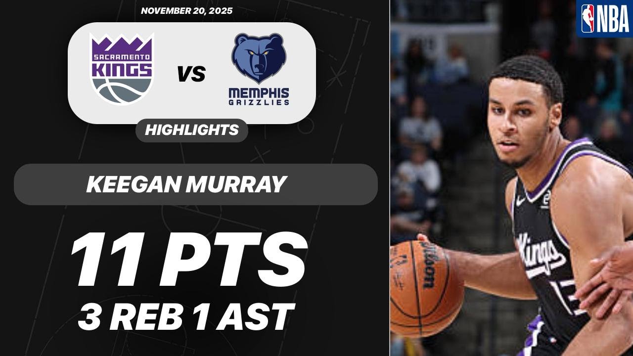 Keegan Murray vs Memphis Grizzlies | 11 PTS 3 REB 1 AST | NBA 11-20