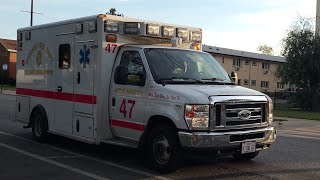 *air horn* chicago fire department ambulance 47 returning