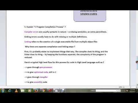 C TUTORIAL  COMPILATION PROCESS FLOW