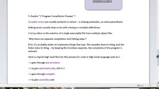 C TUTORIAL  COMPILATION PROCESS FLOW