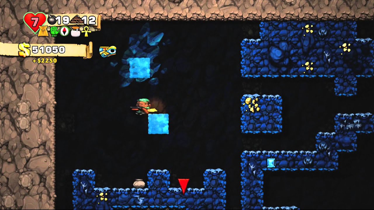 Spelunky Ball and Chain Ending FULL RUN + fails YouTube
