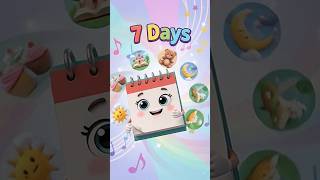 Days of the Week Song 📅 | Monday to Sunday Fun! | Kids Learning Rhyme #shorts #viralshorts #viral