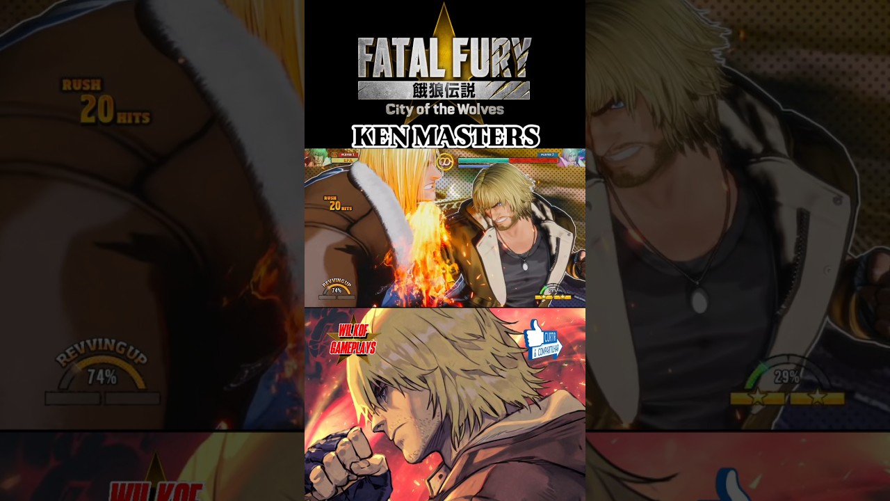 Ken Masters combo 3 - FATAL FURY COTW