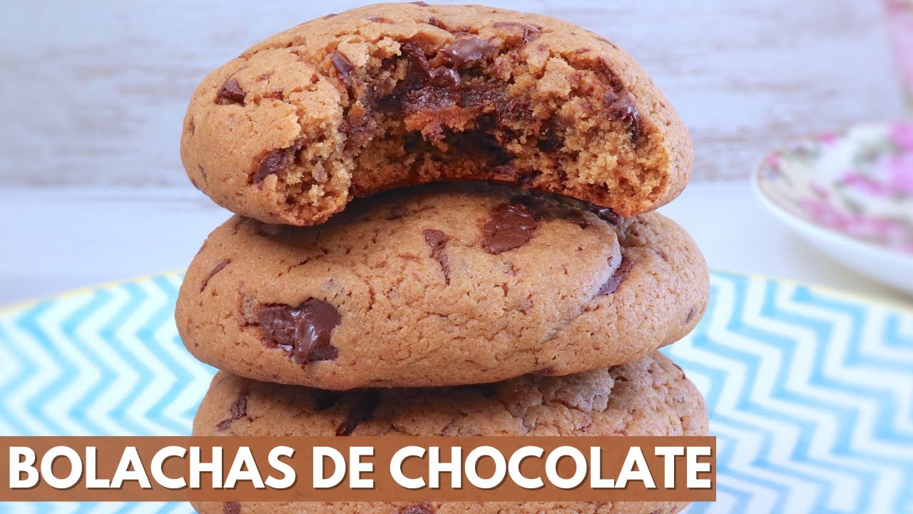 Receita fácil de bolachas de chocolate | Food From Portugal