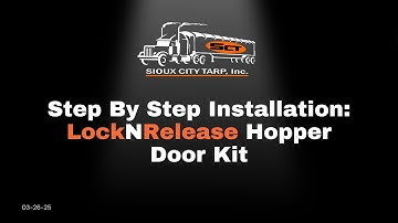 Step-by-Step Installation: LockNRelease Hopper Door Kit