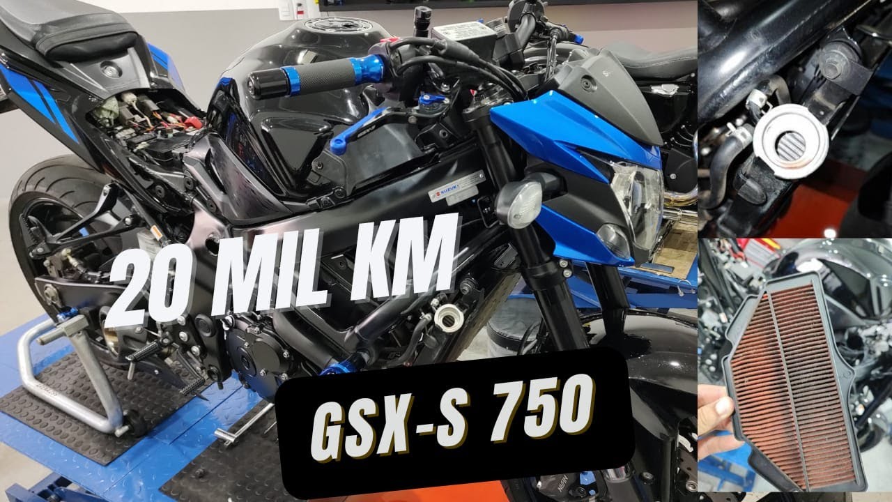 Revisão Suzuki GSX-S 750 20 mil km. Manutenção preventiva é realmente importante?