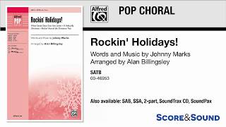 Rockin' Holidays!, arr. Alan Billingsley – Score & Sound 