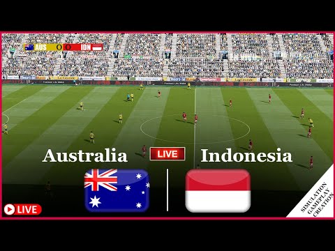 [LIVE] Australia vs Timnas Indonesia Piala Asia 2023/ Siaran Langsung - Video Game Simulation