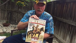 John Wayne Autographed Magazine and a Custom Knife Gift