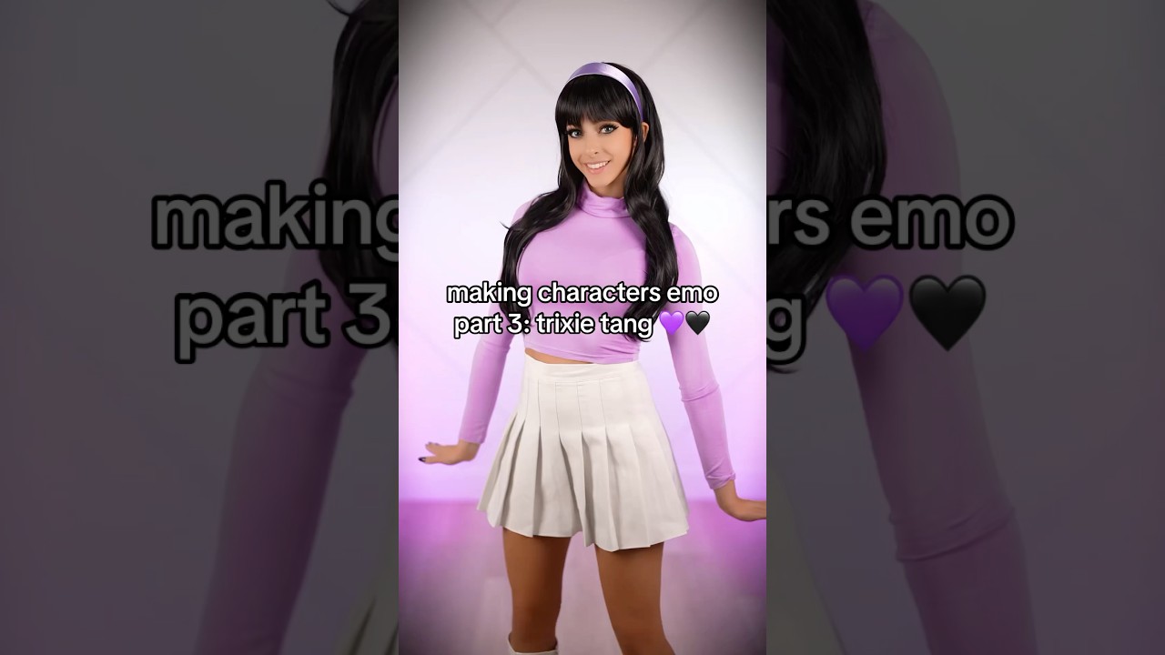 emo trixie 🖤 #trending #foryou #emo #cosplay #helpmemakethismakesense #halloween #fairlyoddparents