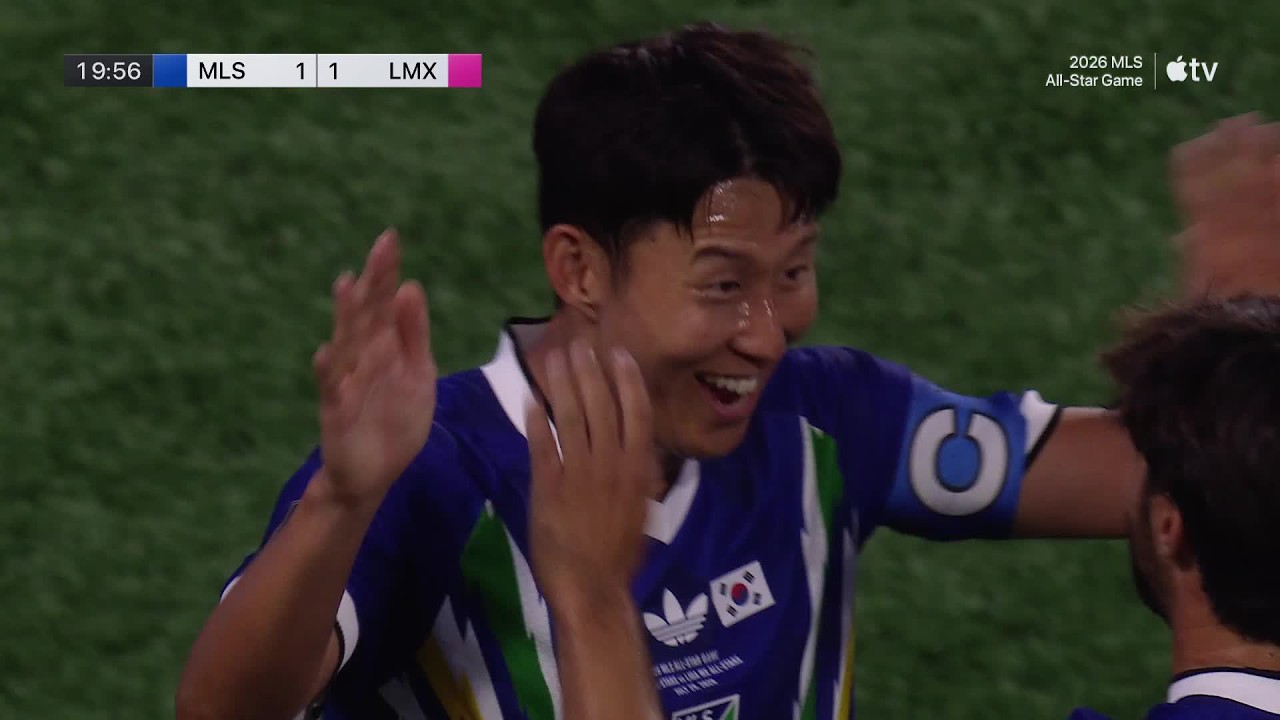 Captain Son Heung-Min Beautiful GOAL in MLS All-Star Debut!