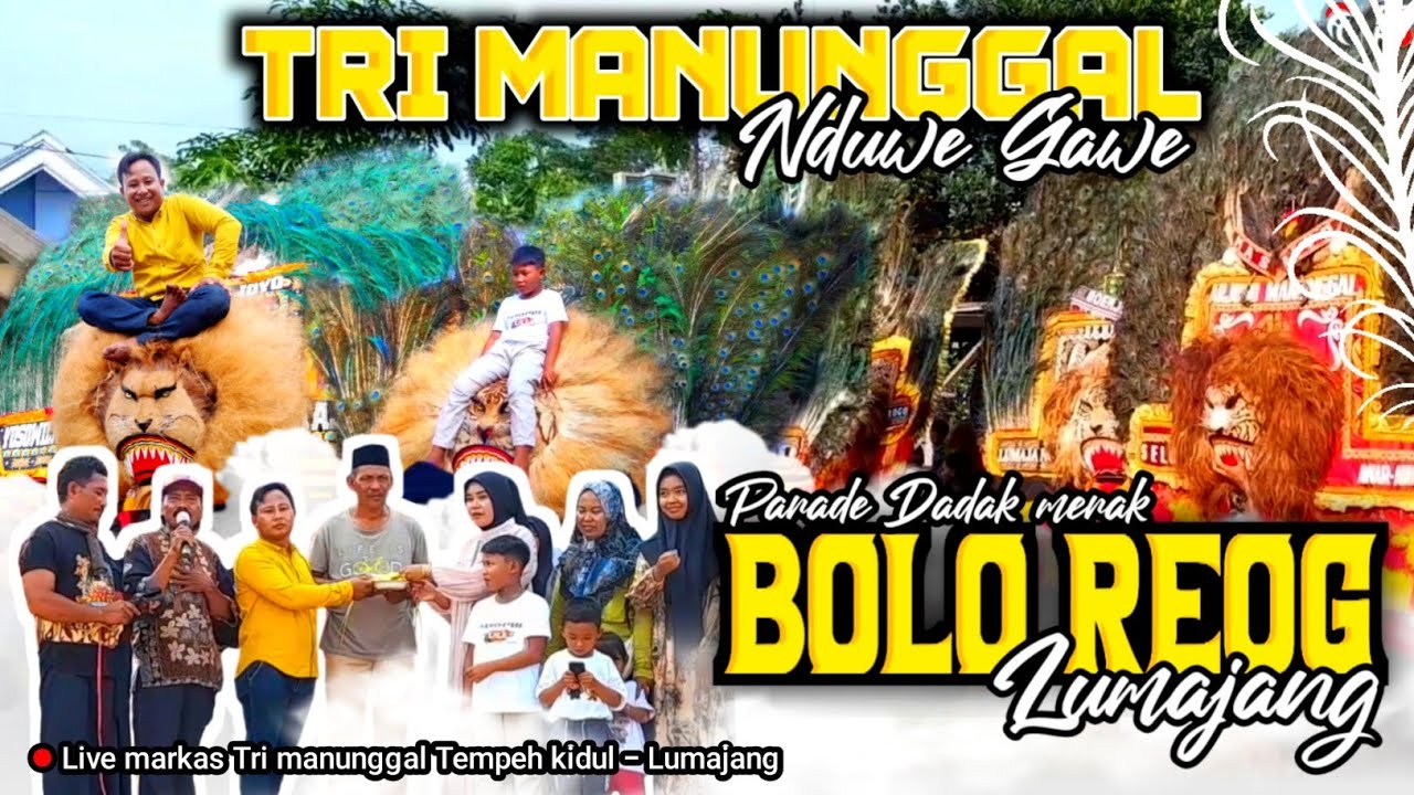 KETIKA SENIMAN REOG PUNYA HAJAT - MARKAS Tri manunggal Full Tamu BOLO REOG LUMAJANG 2024 TERBARU