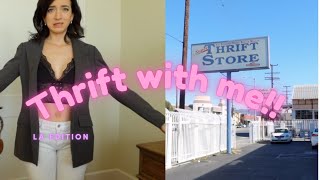 THRIFT WITH ME IN LA + TRY ON | Valley Value Center, Super Thrift Store
