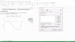 Goal Seek & Solver - EXCEL/VBA