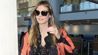 Heidi Klum Breezes Through LAX As Wedding With Tom Kaulitz Approaches