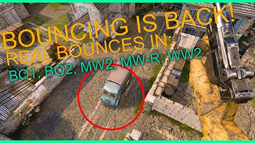 BOUNCES ARE BACK! Real Bounces in CoD BO1, BO2, MW2, MW R, WW2