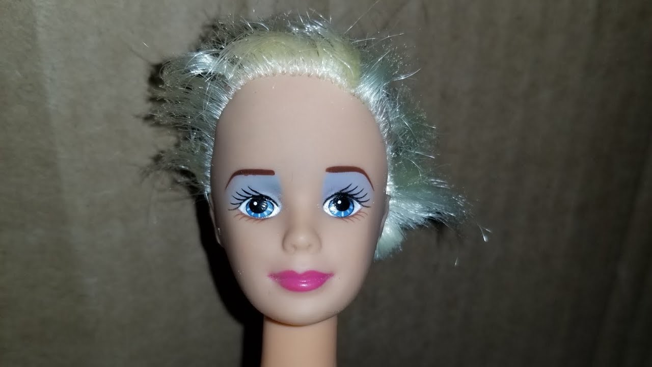 Dry Rotting Doll Hair Removal YouTube