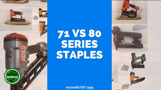 What's the Difference Between 71 and 80 Series Staples?