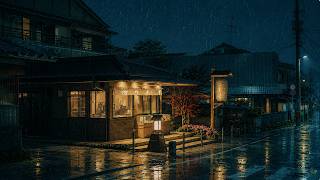Oyasumi LoFi ~ Rainy Countryside LoFi 🌧️ Cozy Village Night for Sleep, Study &amp; Relax 🌩️