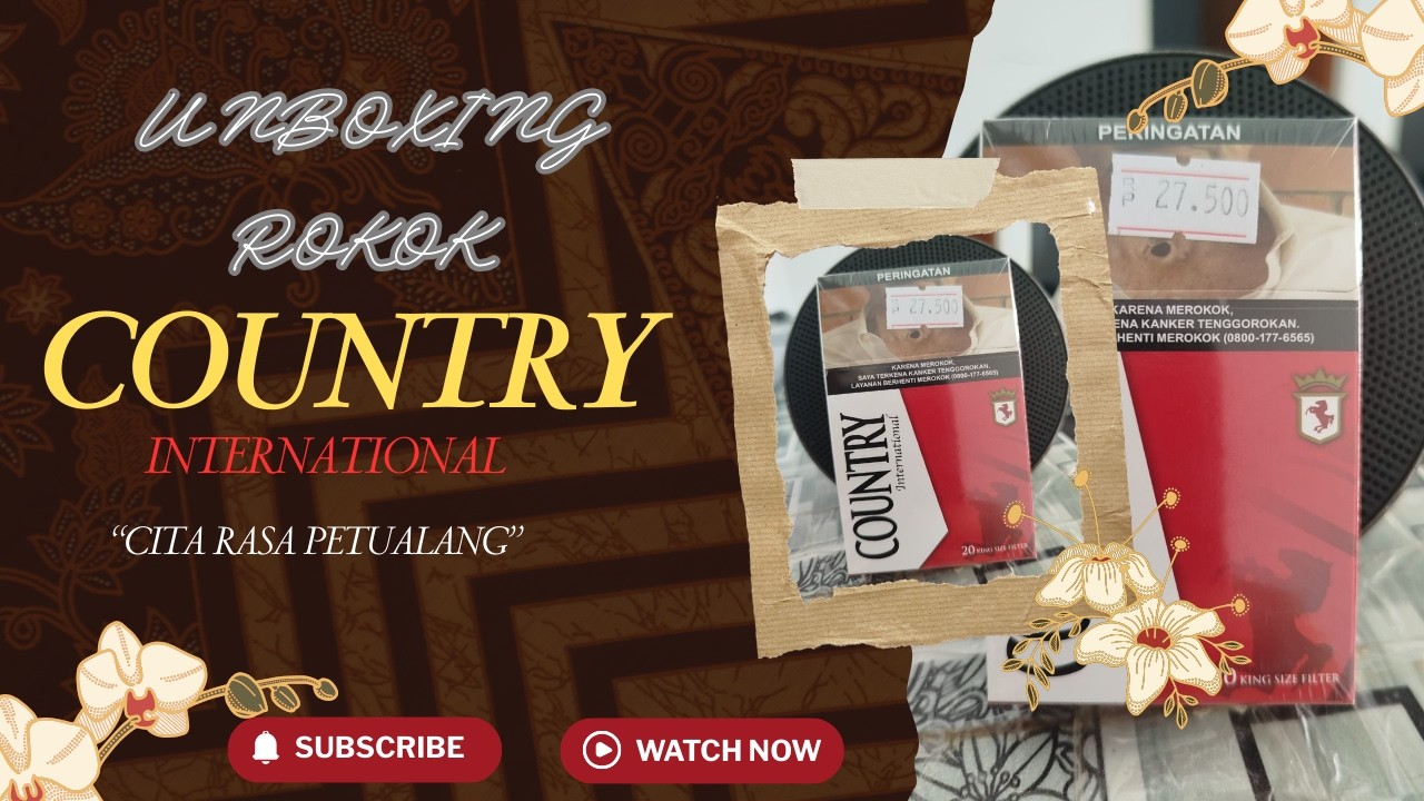 Contry Rokok ‼️UNBOXING ROKOK COUNTRY INTERNATIONAL ‼️CITA RASA PETUALANG - YouTube