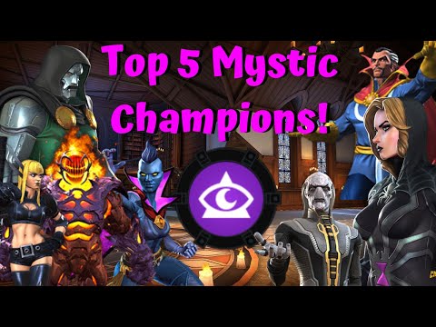 Top 5 Mystic Champions! Best Champs Ranked! – Marvel Contest of Champions