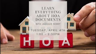 Learn Everything About HOA Documents with Jacquie Berry