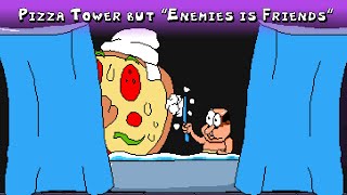Pizza Tower but Enemies are Peppino's friends
