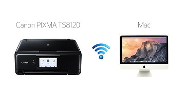 Setting up Your Wireless Canon PIXMA TS8120 - Manual Connect with a Mac