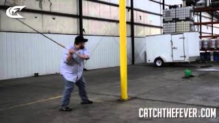 MUST SEE!!! Catch The Fever Fishing Rod Swing Stress Test